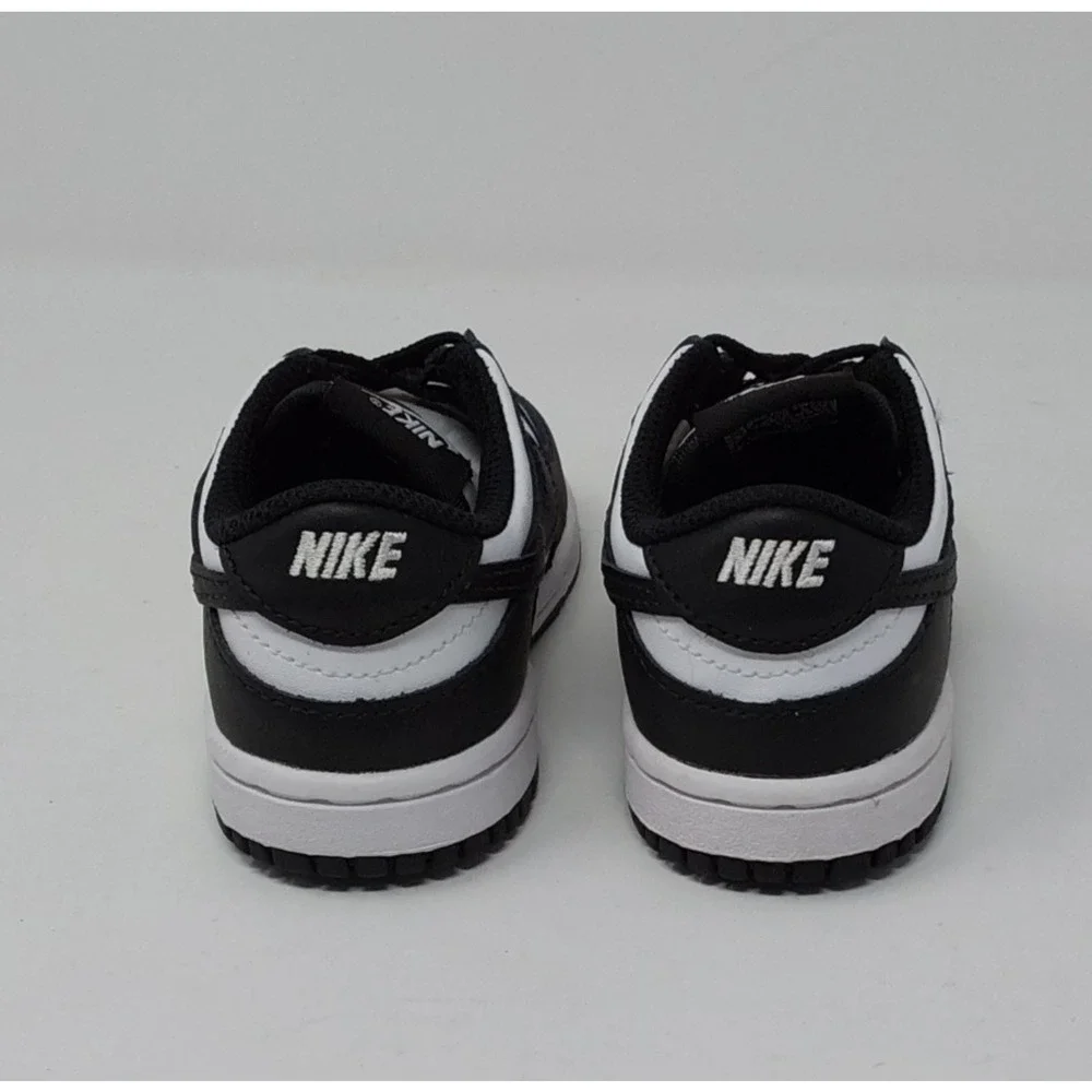 Nike Dunk Low Panda TD Toddler 7C Black White Sneakers CW1589-100 w/ Box